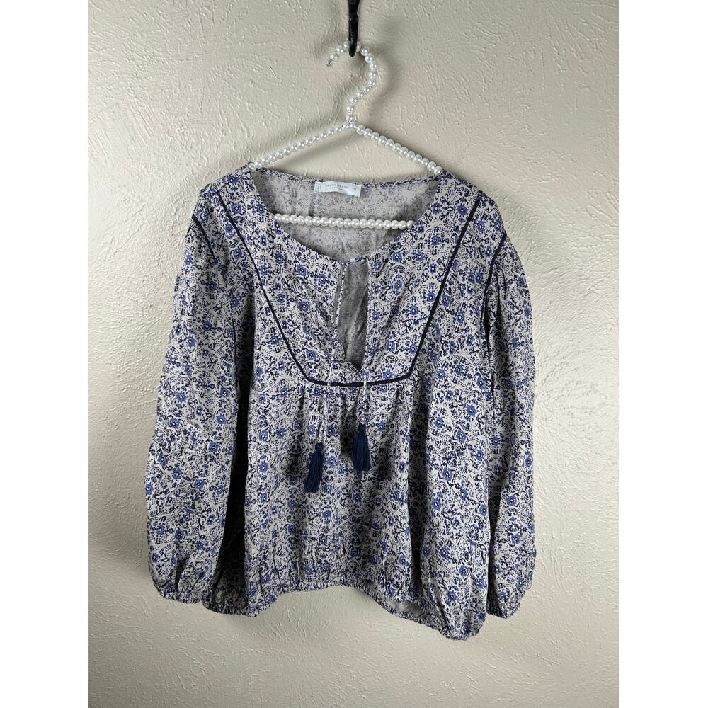 Lucky Brand Blouse Size XXL Long Sleeve Flouncy Cottage Fairy Loose Fit Shirt